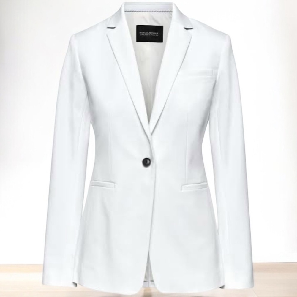Banana Republic White Blazer